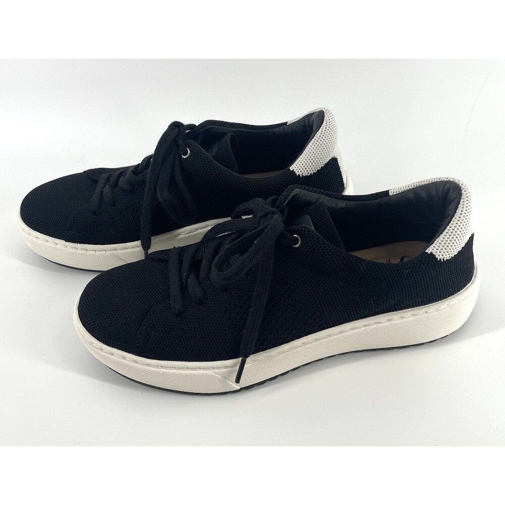 Sofft Waylyn Knit Lace Up Sneakers Women’s 8 Black Comfort Casual Shoes NWOB